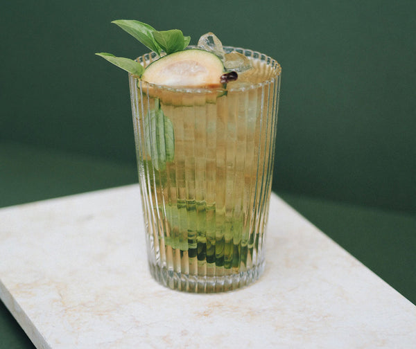 Feijoa & Basil Highball